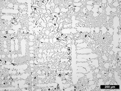 Graphitklassifizierung durch visuelle Auswertung Metallographie