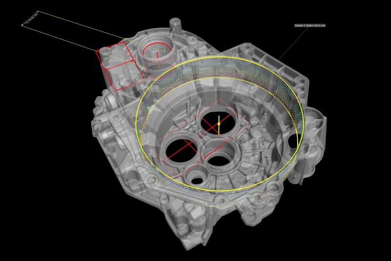 Industrielle Computertomographie | Geometriebestimmung innerer Strukturen