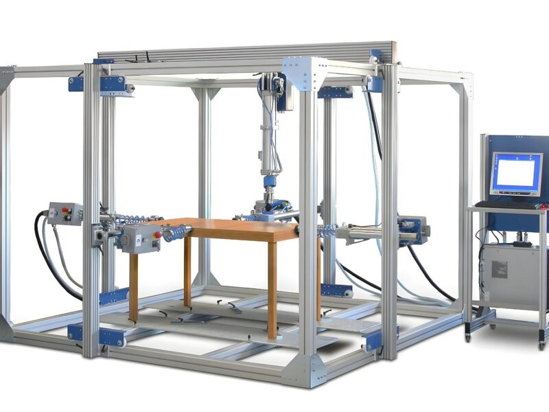 Bauteilprüfstände und Möbelprüfstände der Serie Calmar